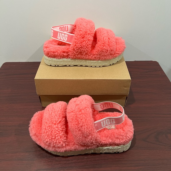 Ugg, Oh Fluffita, 1120876, Pink Rose - Picture 5 of 12